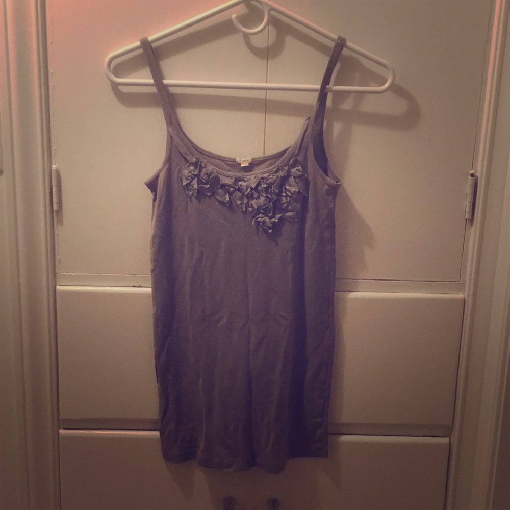 J Crew Gray String Tank